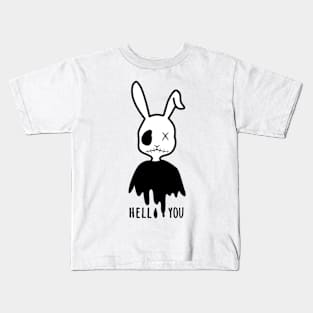 Creepy Bunny Hell(o) You Kids T-Shirt